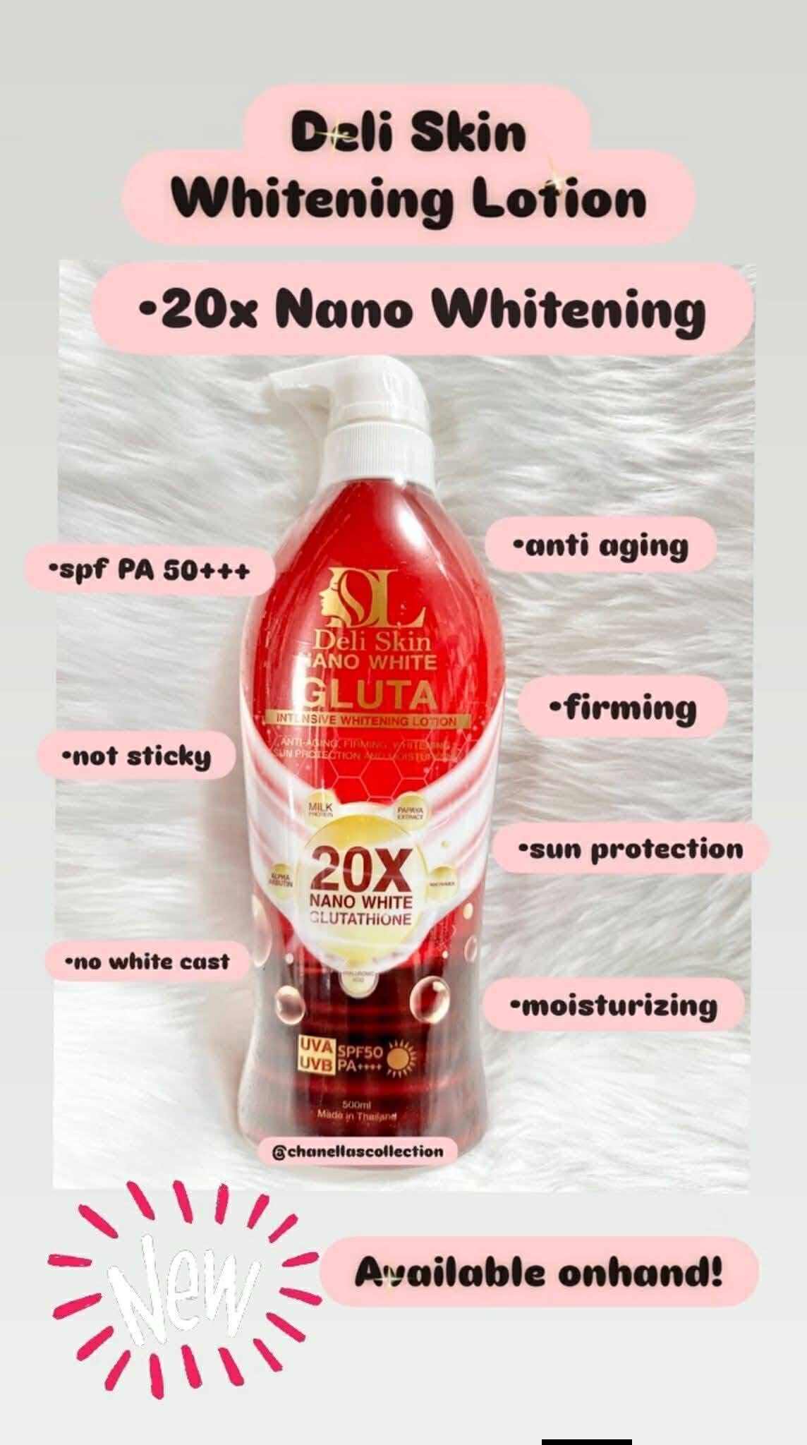Deli Skin Nano White Gluta Intensive Whitening Lotion