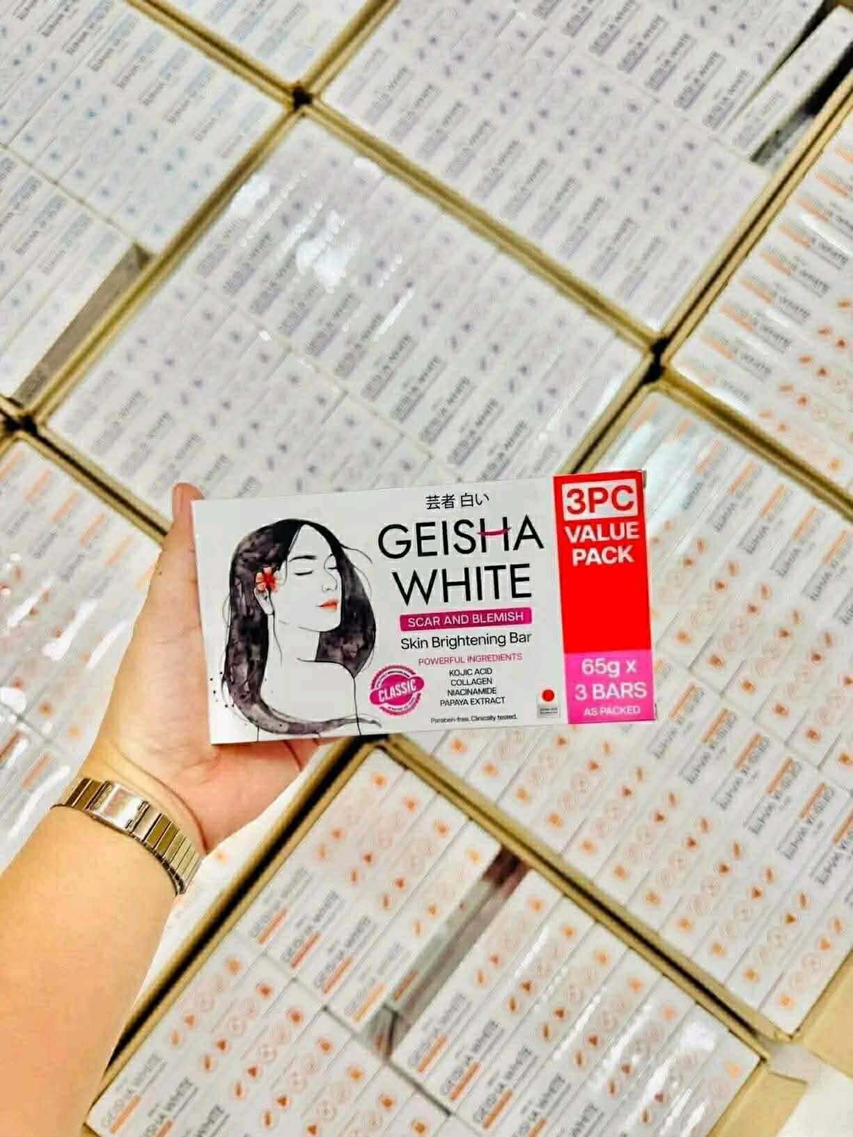 Geisha White Classic Soap