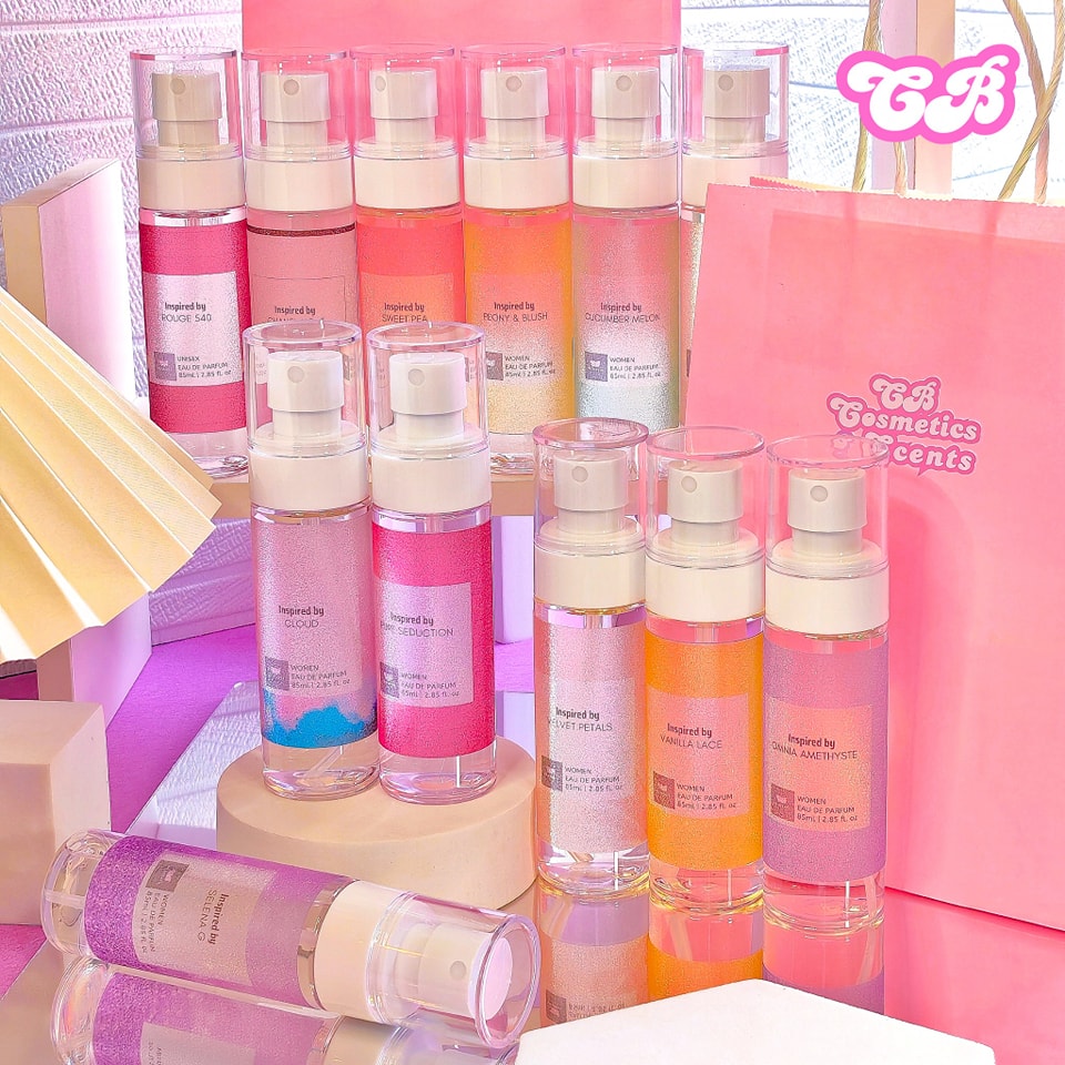 CB Perfumes FOR WOMEN Long Lasting 85ml Acrylic Bottle SWEET SCENTS