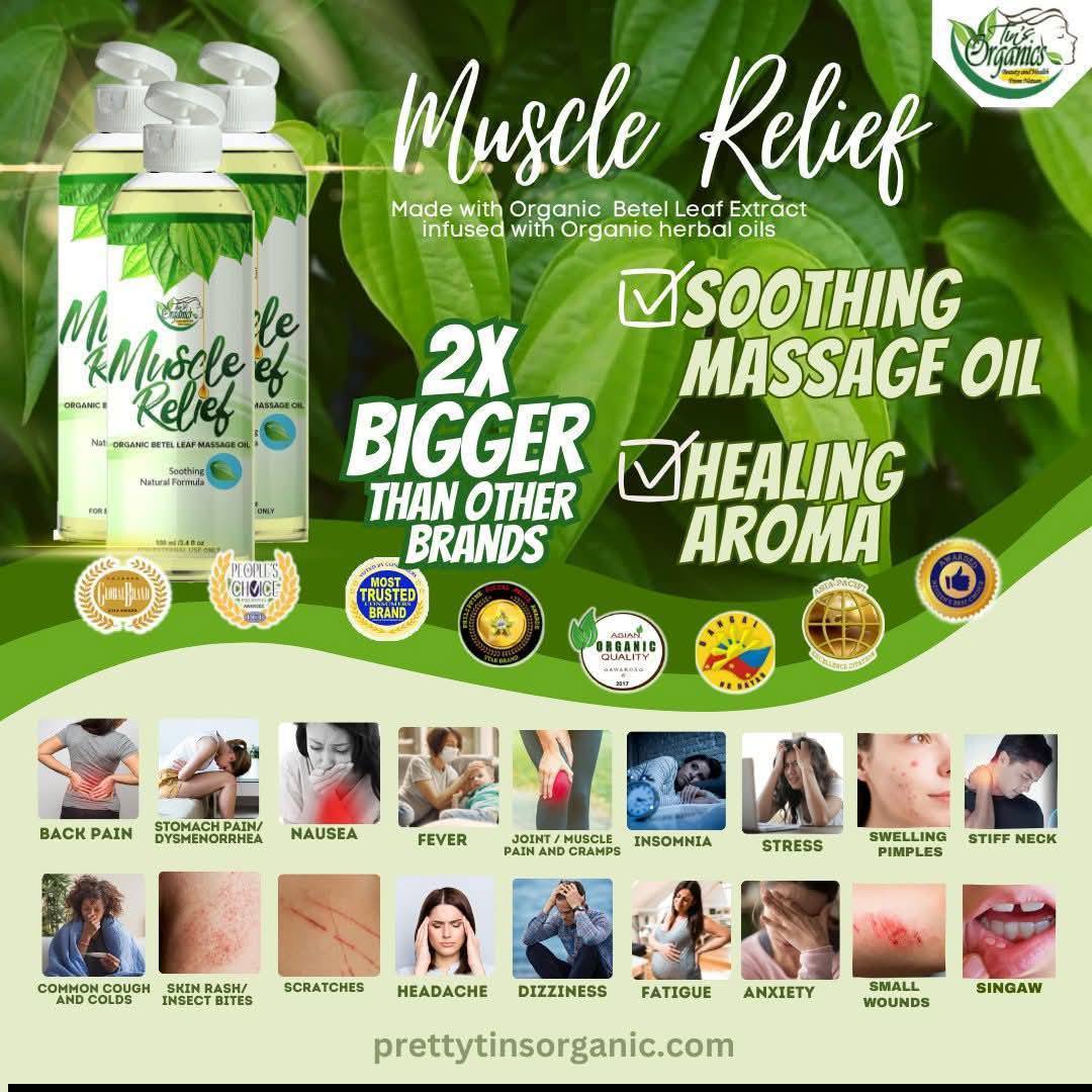 Muscle Relief Massage Oil
