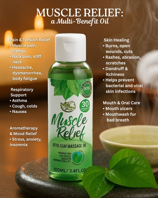 Muscle Relief Massage Oil